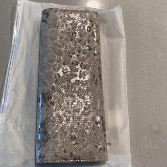 Sasha Convertible Crossbody Clutch Evening Bag Animal Print Metallic NWT Zara - Picture 3 of 12